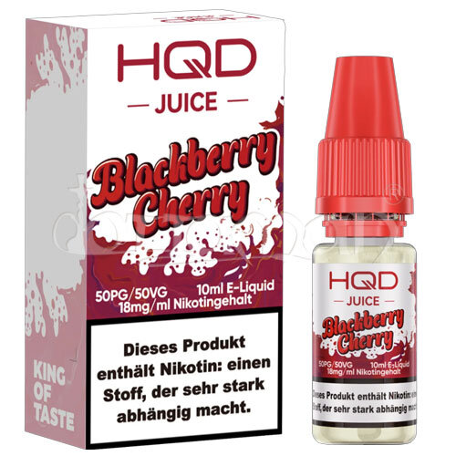 Blackberry Cherry | HQD Juice | Nikotin 18mg/ml | Liquid | 10ml