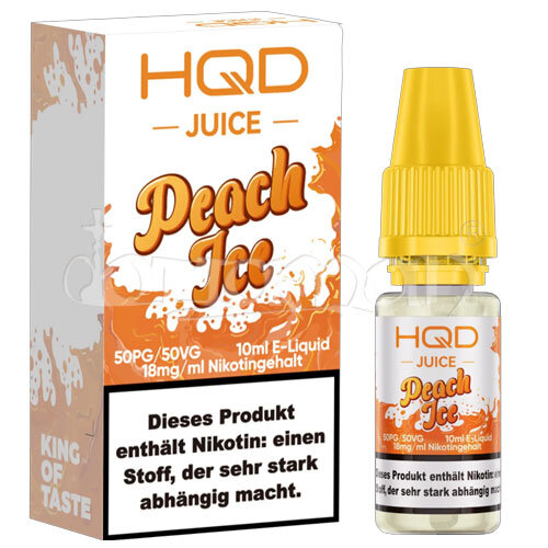 Peach Ice | HQD Juice | Nikotin 18mg/ml | Liquid | 10ml