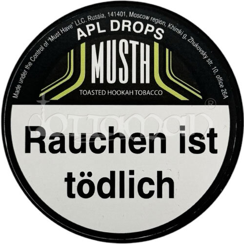 Apl Drops | Must H | 50g Shisha Tabak