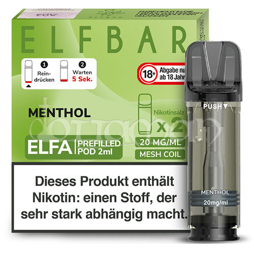 Menthol | Elfa Pods | Elfbar | 20mg/ml | 2 Stk.