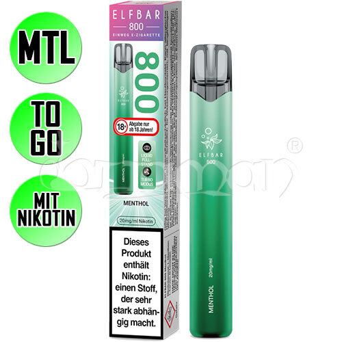 elfbar elfa kaufen ELFBAR Green Apple E-Shisha – 20mg Nikotin kaufen main image 0