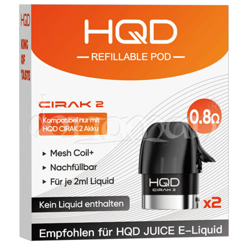 elfbar elfa master akku HQD Cirak 2 Pods Peach Ice 2er Pack main image 0