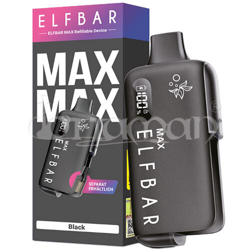 Elfbar | Max | E-Zigaretten Akkuträger | Schwarz