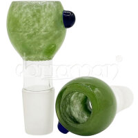 Glaskopf | Heavy Grün | Bong | Glas Steckkopf 18,8