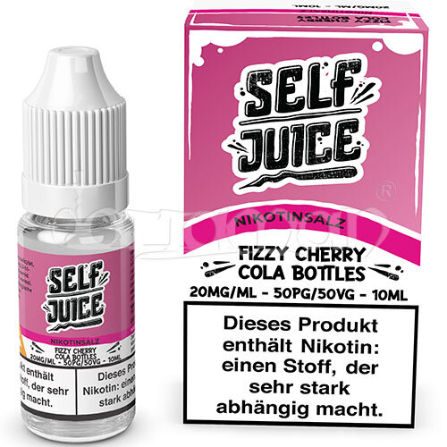 Fizzy Cherry Cola Bottles | Self Juice | Nikotin 10mg/ml | Liquid | 10ml