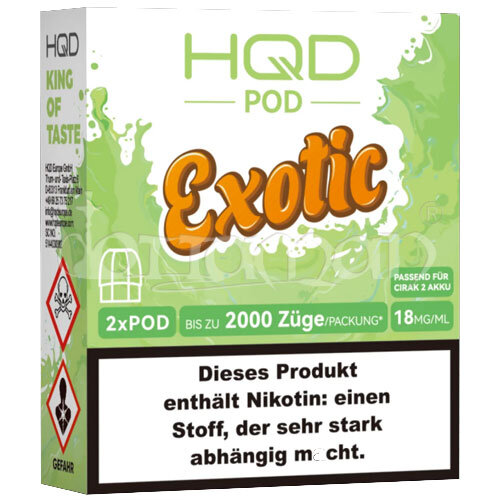 Exotic | Cirak 2 Pod | HQD | 18mg/ml | 2 Stk.