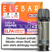 Cola & Orange | Elfa Pods | Elfbar | 20mg/ml | 2 Stk.