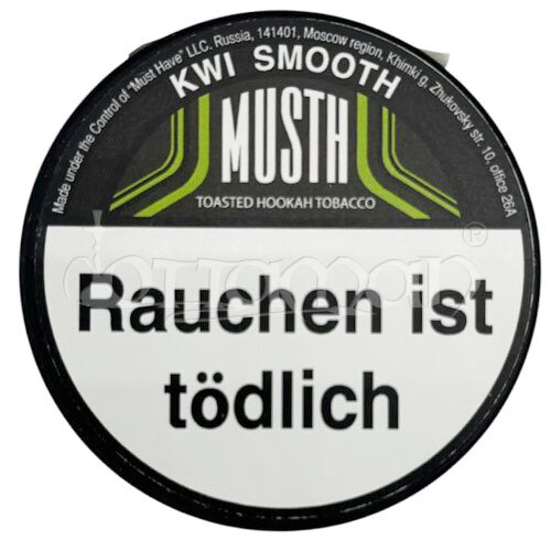 Kwi Smooth | Must H | 25g Shisha Tabak