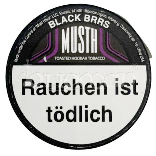 Black Brrs | Must H | 25g Shisha Tabak