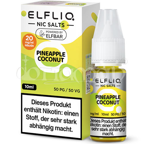 Pineapple Coconut | Elfliq by Elfbar | Nikotin 20mg/ml | Liquid | 10ml