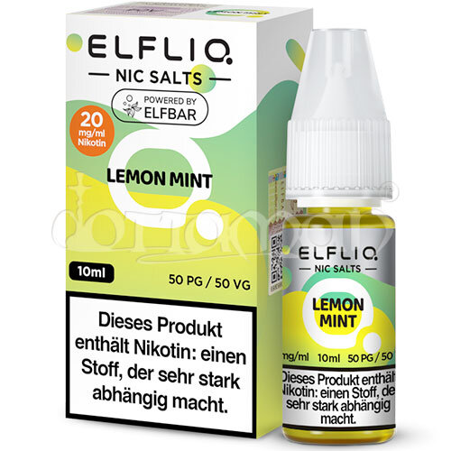 Lemon Mint | Elfliq by Elfbar | Nikotin 10mg/ml | Liquid | 10ml