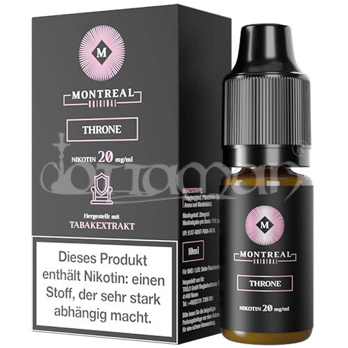 Throne | Montreal Original Salt | Nikotin 20mg/ml | Liquid | 10ml