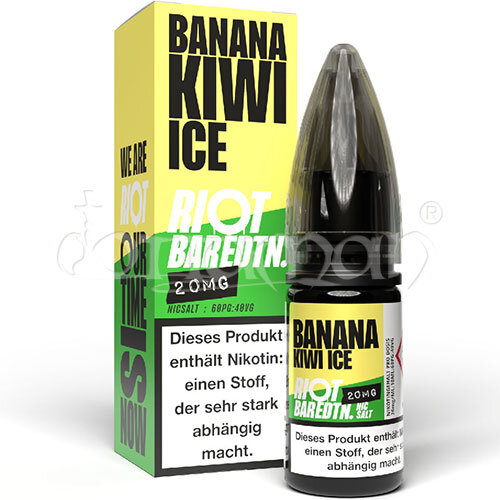 Banana Kiwi Ice | Riot Salt BAR EDTN | Nikotin 10mg/ml | Liquid | 10ml