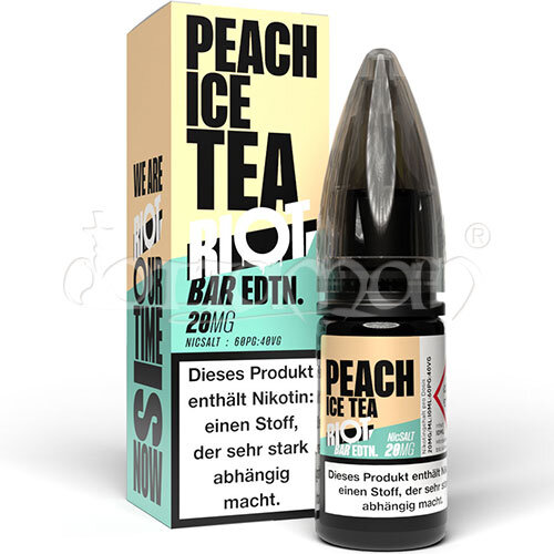 Peach Ice Tea | Riot Salt BAR EDTN | Nikotin 20mg/ml | Liquid | 10ml