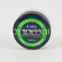 Twisted Mix Coil Prebuilt 10 Stk. | 0,45Ohm