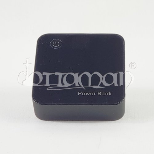 Zauzau Powerbank Schwarz 8000mAh | Dual Port (5V/2,1A | 5V/1A)