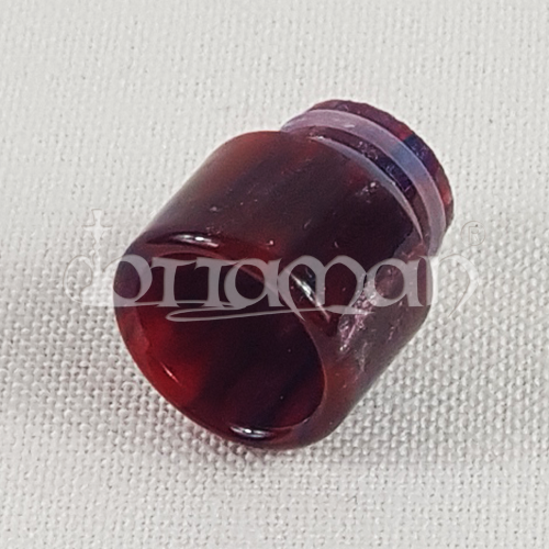 Resin look Drip Tip | Rot/Schwarz | 510er | 13mm