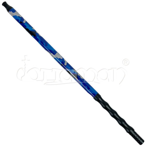 Camouflage Alu Mundstck Blau - 40cm