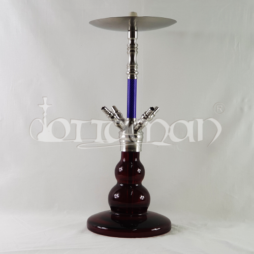 Smokah Fua X Carbon Lila Glow Shisha - 50cm