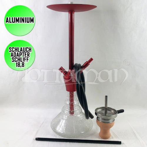 Kaya ELOX Carbon Glow Rot Shisha - 52cm