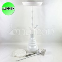 Luxe Shisha Neon | Weiß | 65cm