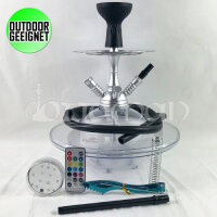 Caesar Ufo Shisha | Silber | 30cm