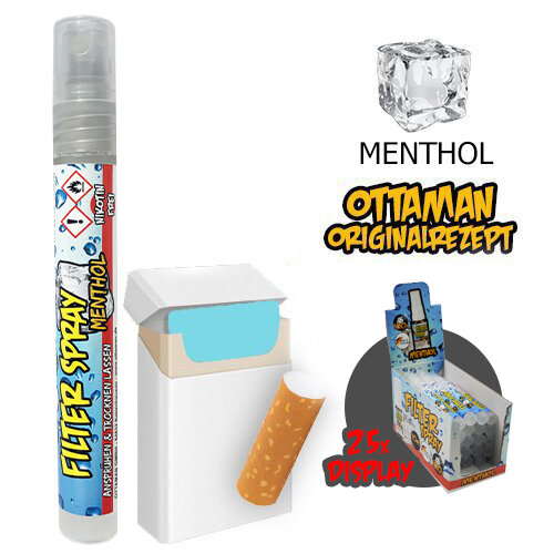 Menthol Spray für Zigarettenfilter 10ml