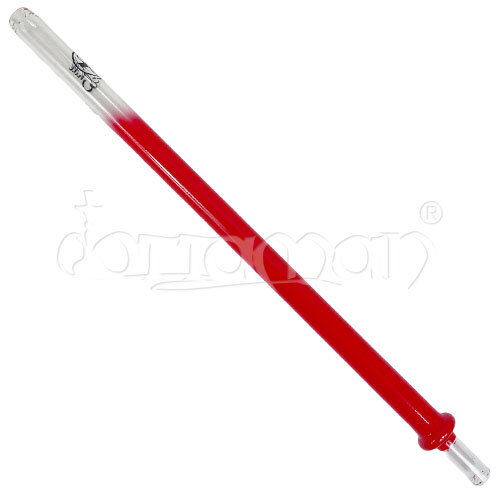 Glas Mundstück Rot | 42cm