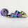 Metall Grinder | Floral Skull Rainbow 4 Part